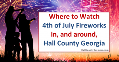 Hall County – Where To Watch 4th of July Fireworks